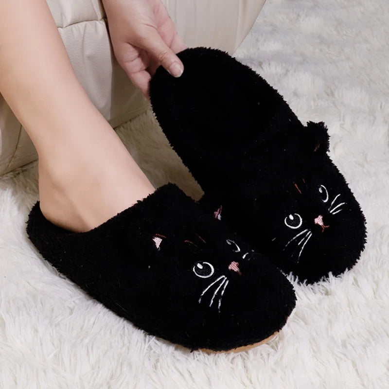 Zillas Cat Plush Slippers