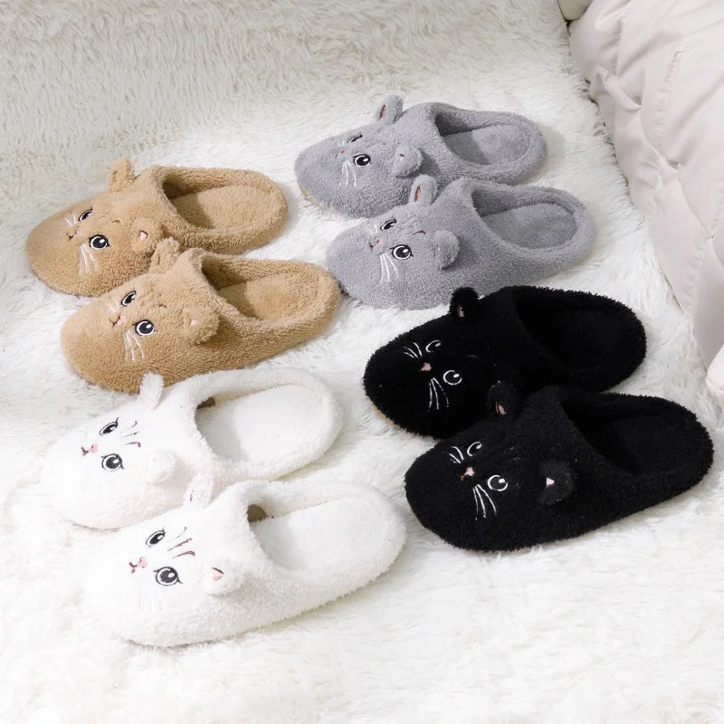 Zillas Cat Plush Slippers