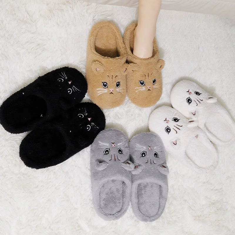 Zillas Cat Plush Slippers